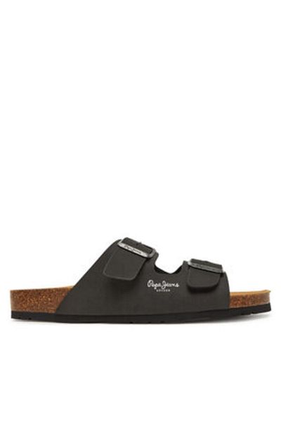 Pepe Jeans Șlapi negri pentru bărbați PEPE JEANS-PMS80003 999BLACK