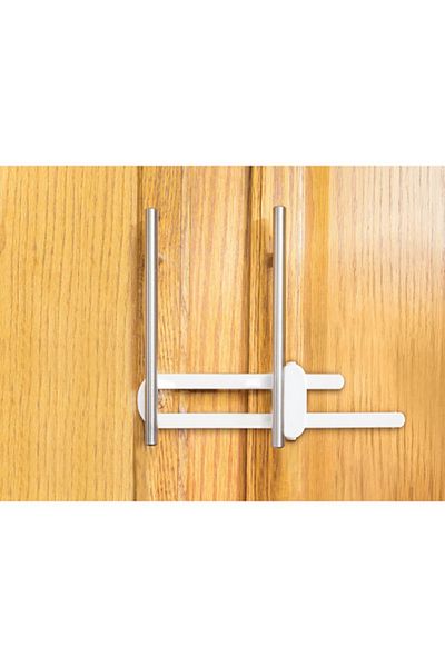 Dreambaby 2-Piece Extra Long Modern Profile Easy-to-Install Slim-Line Slide Locks