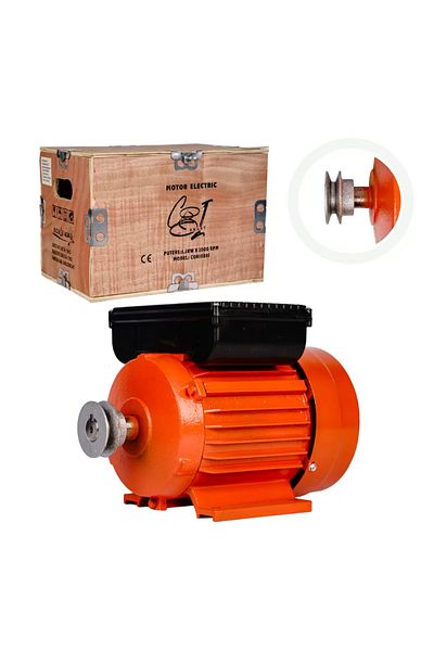 COBI SMART® Motor electric monofazat, 1.5 kW, bobinaj cupru, carcasa fonta, protectie suprasarcina, fulie 57 mm