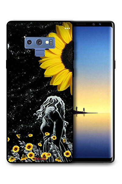 Tolwak غطاء حماية لهاتف سامسونج جالكسي نوت 9 بتصميم فتاة تنظر إلى القمر