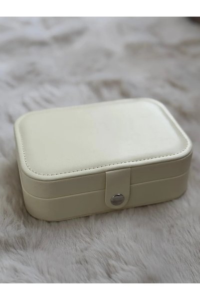 Generic Brand Rectangular Zipper Jewelry and Jewellery Storage Travel Case