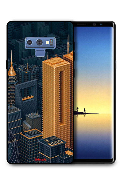 Tolwak غطاء حماية لهاتف سامسونج جالكسي نوت 9 بتصميم مباني فنية