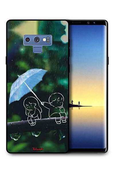 Tolwak غطاء حماية لهاتف سامسونج جالكسي نوت 9 بتصميم زوجين من الفن التجريدي