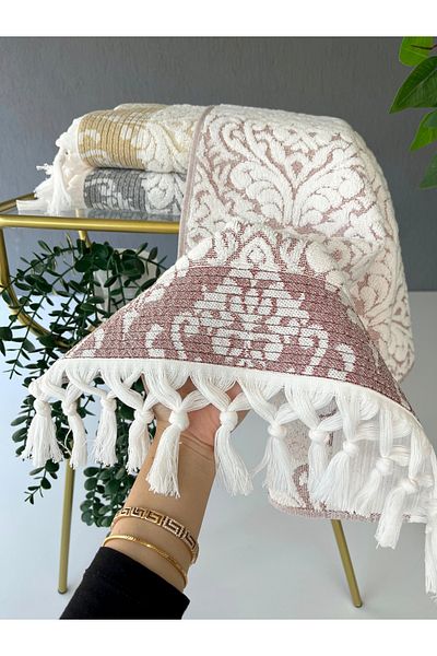 sarra 50X90 Sare Tie Damask 3-Piece Towel V1