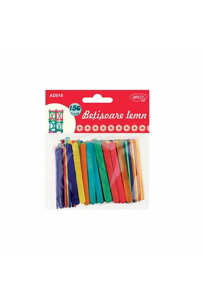 daço Daco Wooden Chopsticks, 150 Pieces/Set, Multicolor