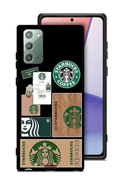 Tolwak غطاء حماية لهاتف سامسونج جالكسي نوت 20، ملصق ستاربكس