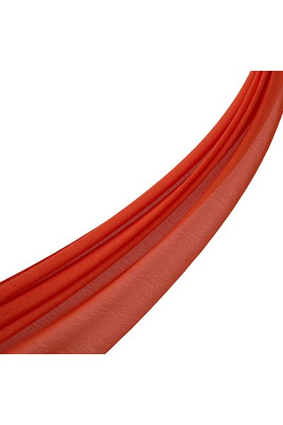 ipekevi Four Seasons Orange Patterned Monogram Shawl