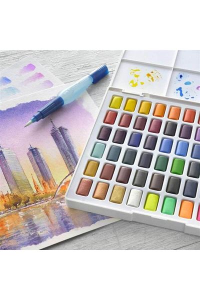 OEM Water Colors With Brush And Water Tank Faber-castell Creative Studio, 24 Colors