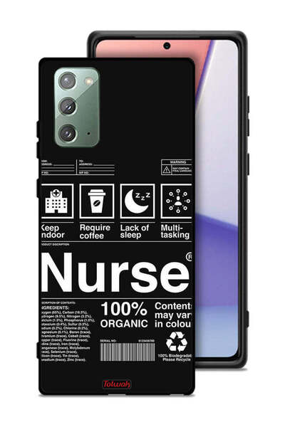 Tolwak غطاء حماية لهاتف سامسونج جالكسي نوت 20، ملصق ممرضة