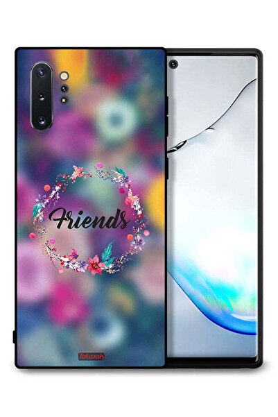 Tolwak غطاء حماية لهاتف سامسونج جالكسي نوت 10 بلس بتصميم خاتم أصدقاء الزهور