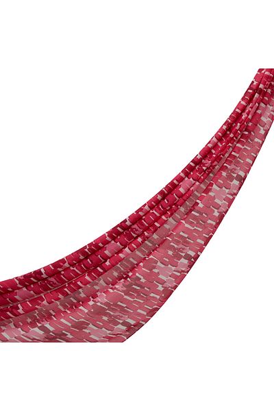 ipekevi Fuchsia Abstract Chain Cotton Shawl