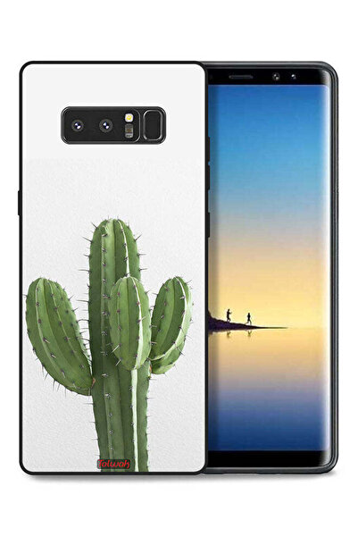 Tolwak غطاء حماية لهاتف سامسونج جالاكسي نوت 8 بنقشة نبات الصبار