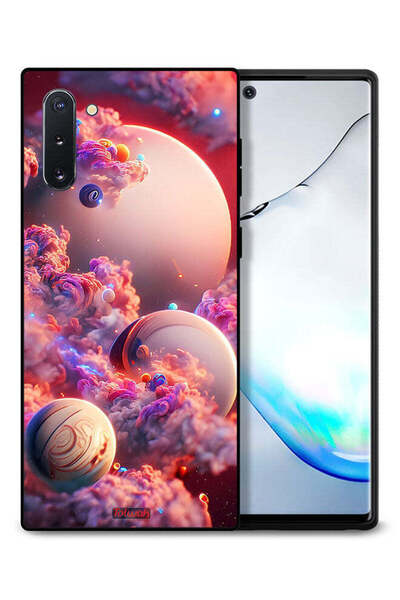 Tolwak غطاء حماية لهاتف سامسونج جالكسي نوت 10 بتصميم غيوم وفن تجريدي