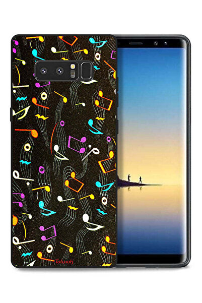 Tolwak غطاء حماية لهاتف سامسونج جالكسي نوت 8 بنمط قماش موسيقي