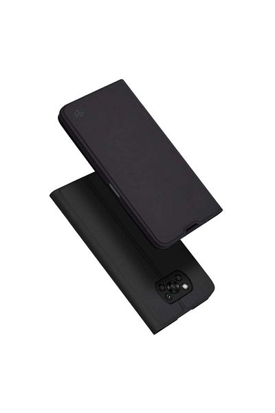 SKYDDAR INNOVATION Husă pentru Xiaomi Poco X3 Pro / X3 NFC / X3, Magskin Book, Book, portofel interior, set autocolante, negru