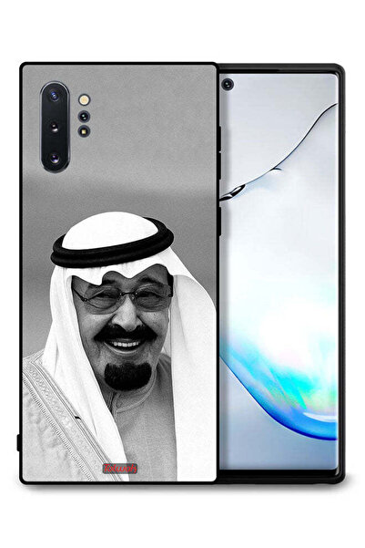 Tolwak غطاء حماية لهاتف سامسونج جالكسي نوت 10 بلس صورة الملك عبدالله مبتسماً