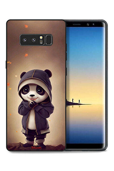 Tolwak غطاء حماية لهاتف سامسونج جالكسي نوت 8 بتصميم باندا صغير لطيف