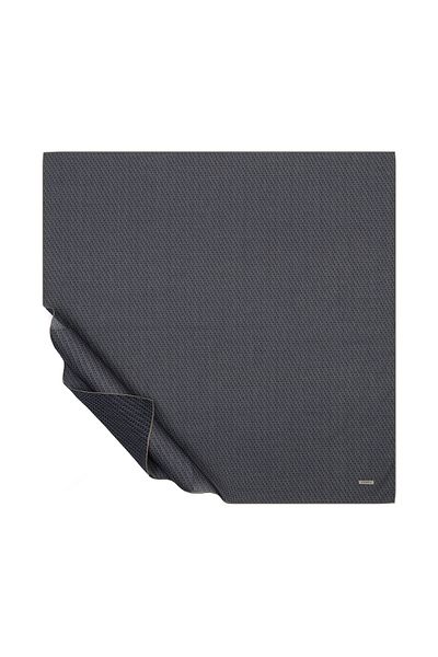 ipekevi Βαμβακερό κασκόλ Navy Blue Mink ριγέ