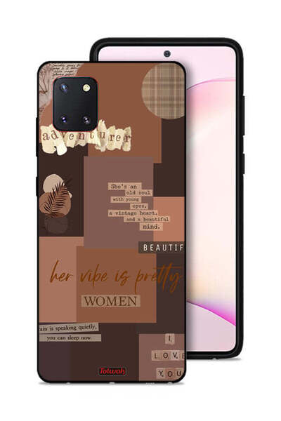 Tolwak غطاء حماية لهاتف سامسونج جالكسي نوت 10 لايت - مغامرة نسائية