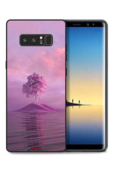 Tolwak غطاء حماية لهاتف سامسونج جالاكسي نوت 8 بتصميم شجرة من Unsplash