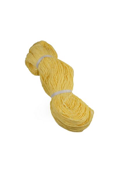 Prestij Boncuk Çile Paper String Bag and Hobby Hand Knitting String G35 Yellow 400-500 Gr