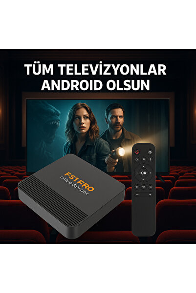 FS1PRO TEKNOLOJI 2026 Android 12 FS1 android Tv Box & Media Oynatıcı ATV rom ...