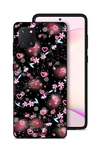 Tolwak غطاء حماية لهاتف سامسونج جالكسي نوت 10 لايت بنقشة قلوب وأزهار صغيرة