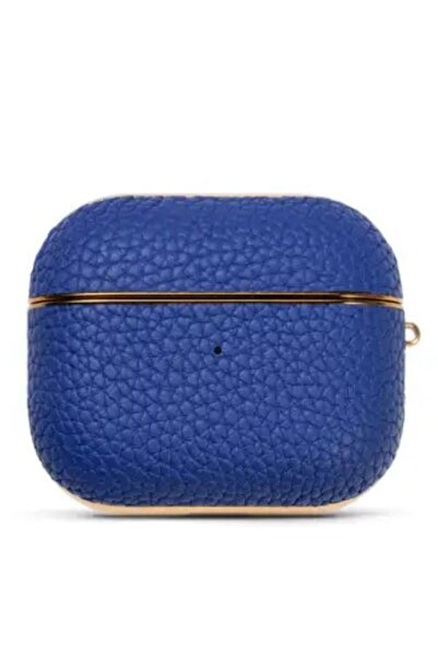 HYPHEN Apple AirPods 3 Leather Case | Blue | Stylish, Protective, and Convenient