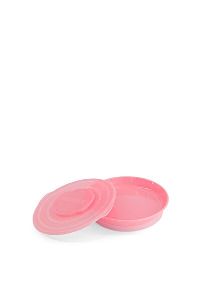 Twistshake Pink Covered Baby Kids Plate (6+ Months)