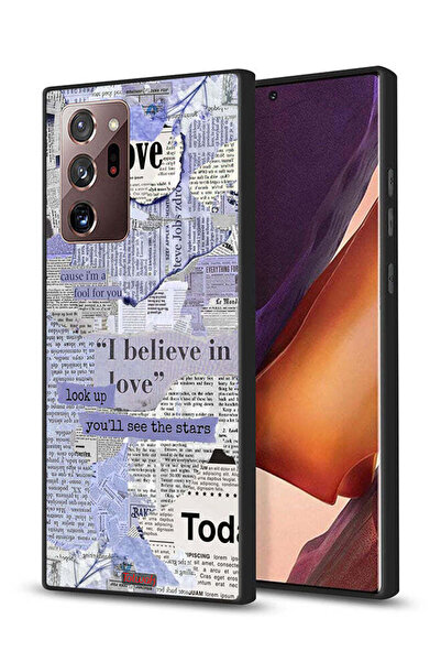 Tolwak غطاء حماية لهاتف سامسونج جالكسي نوت 20 ألترا، قطع من الصحف