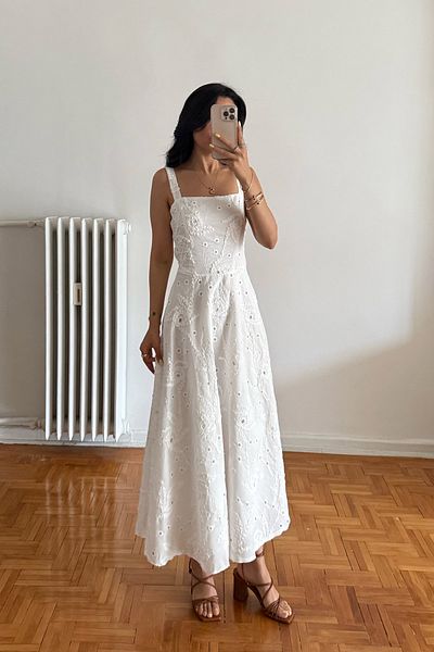 Seda Yalçın Atelier Fisto Dress with Corset Detail on the Back