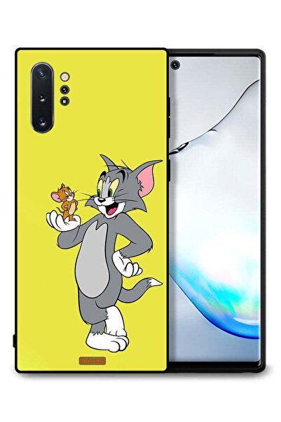 Tolwak غطاء حماية لهاتف سامسونج جالكسي نوت 10 بلس بتصميم توم وجيري