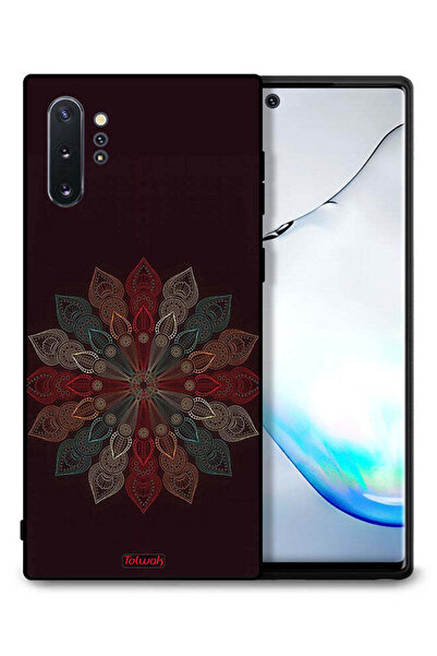 Tolwak غطاء حماية لهاتف سامسونج جالكسي نوت 10 بلس بتصميم زهرة ماندالا