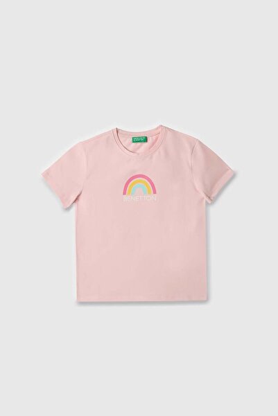 United Colors of Benetton Tricou pentru fete A.Pink BNT-G21814