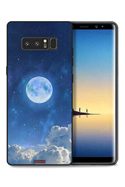 Tolwak غطاء حماية لهاتف سامسونج جالكسي نوت 8 بتصميم غيوم القمر