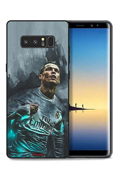 Tolwak غطاء حماية لهاتف سامسونج جالاكسي نوت 8 برسومات كريستيانو رونالدو