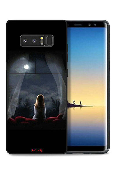 Tolwak غطاء حماية لجهاز سامسونج جالكسي نوت 8 - خيالات ليلية