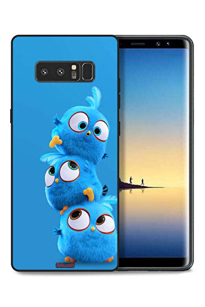 Tolwak غطاء حماية لهاتف سامسونج جالكسي نوت 8 بنقشة طيور لطيفة