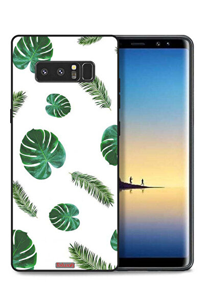 Tolwak غطاء حماية لهاتف سامسونج جالاكسي نوت 8 بنقشة ريش فنية