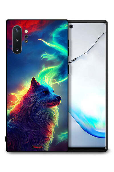 Tolwak غطاء حماية لهاتف سامسونج جالكسي نوت 10 بلس بتصميم الذئب