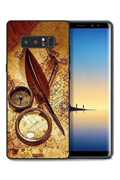 Tolwak غطاء حماية لهاتف سامسونج جالاكسي نوت 8 بتصميم بوصلة عتيقة