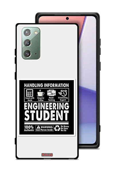 Tolwak غطاء حماية لهاتف سامسونج جالكسي نوت 20، ملصق طالب هندسة