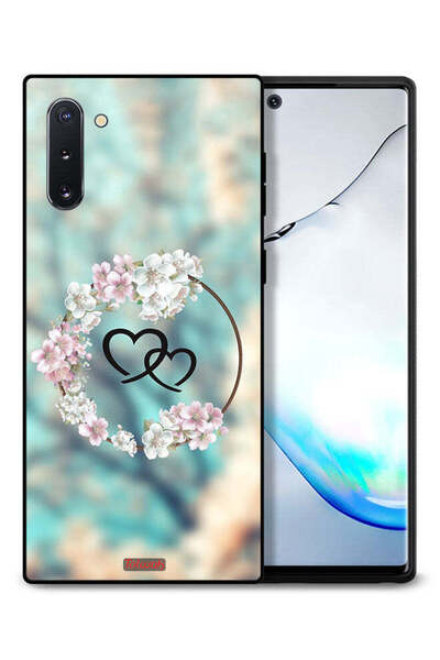 Tolwak غطاء حماية لهاتف سامسونج جالكسي نوت 10 برسومات قلوب ورسومات خواتم