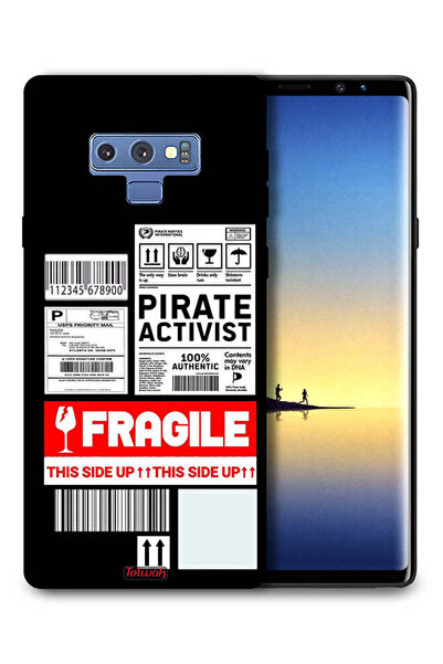 Tolwak غطاء حماية لهاتف سامسونج جالكسي نوت 9 - ملصق ناشط خاص قابل للكسر