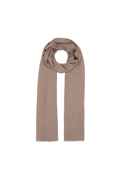 ipekevi Four Seasons Light Stone Paisley Monogram Shawl