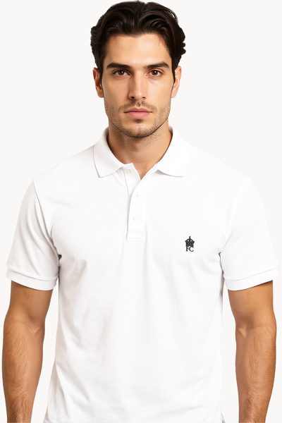 French Connection Short Sleeve Cotton Polo T-Shirt