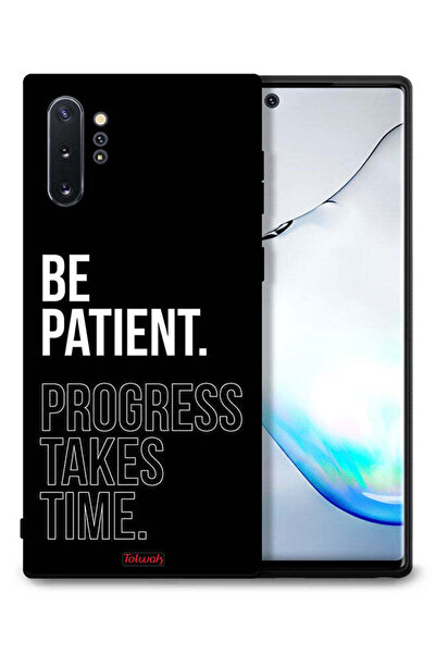Tolwak غطاء حماية لهاتف سامسونج جالكسي نوت 10 بلس - كن صبورًا، فالتقدم يستغرق وقتًا