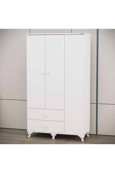 Garaj Home Yaren 3 Kapaklı Dolap - Beyaz
