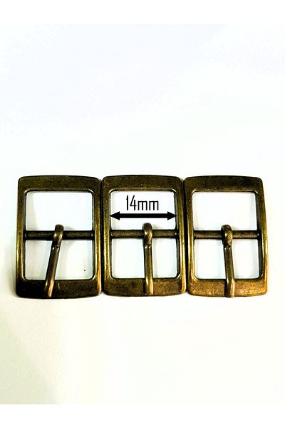 aysefe 3 Pcs. 14mm Bag, Bracelet, Slippers, Shoes Stainless Belt Buckle