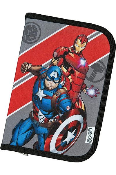AVENGERS Filled Pencil Case with 22 Pieces